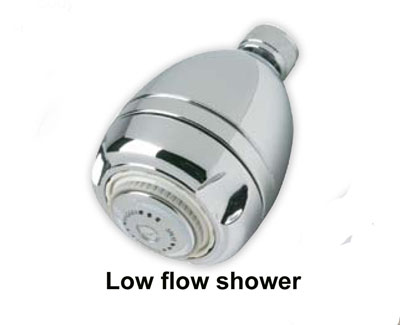 low flow shower head